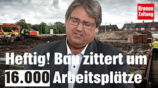 Düstere Prognosen für Bauwirtschaft quot16000 Arbeitsplätze sind gefährdetquot  kronetv NACHGEFRAGT [upl. by Harlamert520]