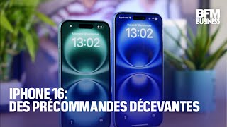 iPhone 16 des précommandes décevantes [upl. by Eiduam]