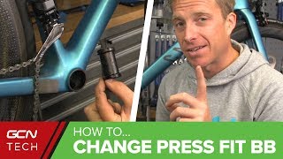 How To Fit A Press Fit Bottom Bracket [upl. by Aivartal]