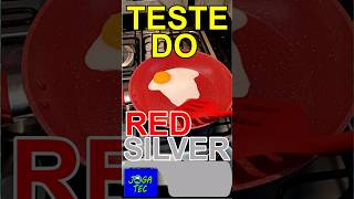 TESTE DO OVO COM MINHA FRIGIDEIRA RED SILVER [upl. by Stark]