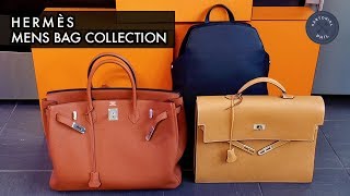 Hermès Mens Bag Collection 2018 Birkin 40 Cityback 27 and Kelly Depeche 38 [upl. by Mendoza751]