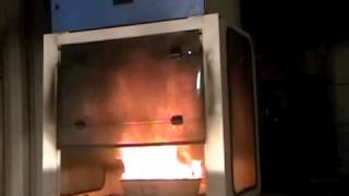 Ductless Fume Hood Fire Test [upl. by Day]