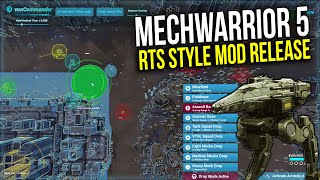 MechWarrior 5 Von Commander Turning MW5 into an RTS [upl. by Nye]