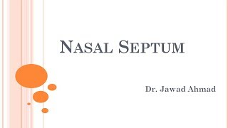 Nasal Septum Explained for Medical Students [upl. by Blanding]