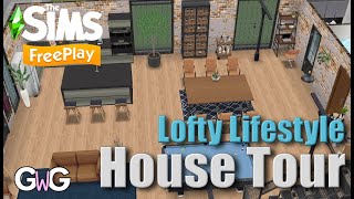 The Sims Freeplay Lofty Lifestyle House Tour [upl. by Veronique11]