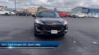 2021 Ford Escape SEL Sport Utility Portage Baraboo Pardeeville Endeavor Madison [upl. by Nylzor]