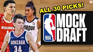 2022 NBA Mock Draft 30 ALL 30 FirstRound Picks  CBS Sports HQ [upl. by Karyl]