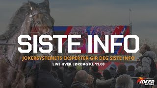 SISTE INFO 2610  Oppsnakk mot Jägersro  Sørlandet [upl. by Anoel531]