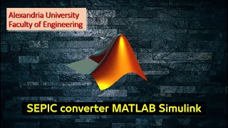 SEPIC converter MATLAB Simulink [upl. by Gorlin73]