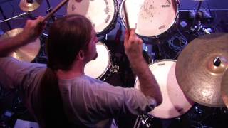 Defeated SanityLille Gruber drumcam Liquifying Cerebral Hemispheres 2011 SKMofosTV [upl. by Fanning]