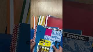 BACK TO School 📚School Haul 2024asmr part1📝shorts [upl. by Ecitnirp218]