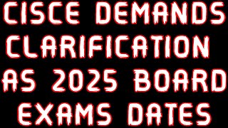 No Confirm Datesheet for ICSEISC 2025 Exam ICSEISC 2025 Exams Dates Discussed Dont Waste Time🔥 [upl. by Dolley]