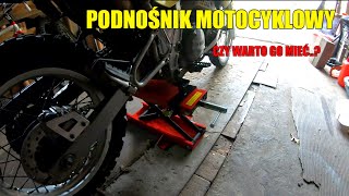 Nowy Podnośnik motocyklowy  Głupi dwa razy Płaci [upl. by Bettzel739]