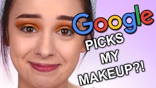 GOOGLE PICKS MY MAKEUP CHALLENGE [upl. by Compte]