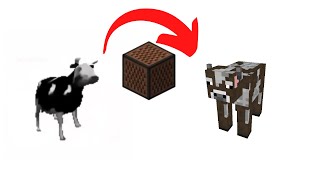 Polish Cow in Minecraft Note block [upl. by Findlay]