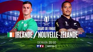 TF1  BA Coupe du monde de rugby 2023 Irlande  NouvelleZélande France [upl. by Lewanna956]