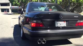 124 Mercedes 500e Exhaust sound Exhaust Hand Built by Ralph Biase [upl. by Anavas271]