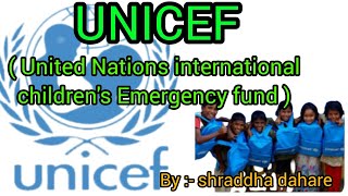 UNICEF in India what is UNICEF full form of UNICEF unicef lecture in hindi CHN 2 [upl. by Chandal]