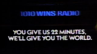 80s Commercial  1010 WINS  radio station  1985 [upl. by Gahan862]