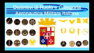 Aeronautica Militare Italiana distintivi di ruolo e categoria [upl. by Mccarty]