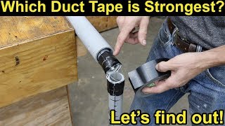 Which Duct Tape Is Strongest Lets find out Gorilla TRex FiberFix 3M Pro amp Duck Max [upl. by Assyram252]