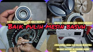 RadenGowes Repair Bearing Washing Machine LG Front Load Part 1 [upl. by Nadirehs255]