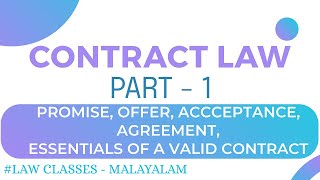 1CONTRACT LAWMALAYALAM CLASSESletslearnsmartcmaCMA INTERLAW amp ETHICSP06 [upl. by Chesney583]