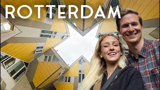 FIRST TIME in ROTTERDAM 🇳🇱 20 things to do  our vlog [upl. by Eidarb]