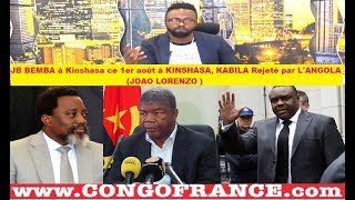 Actualité 24 07 2018 JP BEMBA à Kinshasa ce 1er août à KINSHASA KABILA Rejeté par LANGOLA [upl. by Anayeek]