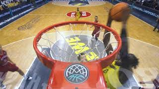 EWE BASKETS vs RYTAS VILNIUS Top 3 Dunks [upl. by Wahl945]