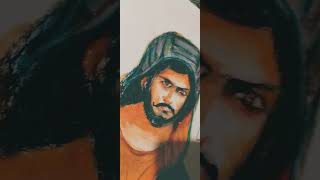 gangster ❎ brand man✅ Lawrence bishnoi art drawing viralvideo painting Rajsthanisong17 [upl. by Nevart]