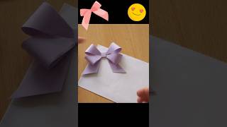 Papier Schleife basteln um Geschenke einzupacken  paper bow to wrap gifts [upl. by Iahs]