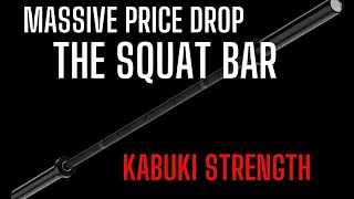 Kabuki Strength just lowered the price of the 250K Squat bar by 50 percent Permanantly [upl. by Burrows470]