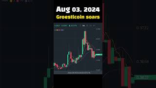 TodaySoaring Aug 03 2024 Groestlcoin soars [upl. by Ahsiela]