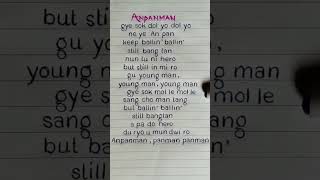 BTS 💜  ANPANMAN Lyrics REQUESTED lyrics bts kpop shorts shortsfeed youtubeshorts [upl. by Satsoc]