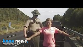 March 2018 Dashcam video shows accused troopers two traffic stops [upl. by Eeliram]