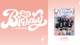 TWICE JAPAN 2025 Seasons Greetings “Birthday365” [upl. by Ycnahc]