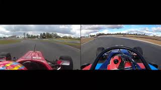 Formula 3 v S5000  Queensland Raceway [upl. by Eejan]