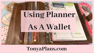 Using a Planner as a Wallet  Advantages and Disadvantages  Filofax Malden Franklin Planner Inserts [upl. by Gnuh188]