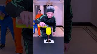 Juice pouring challenge who failed and was punished FunnyMovies PartyGames [upl. by Alley]