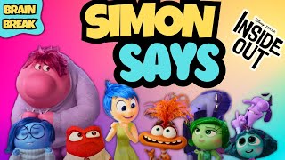 Back to School Brain Break  Inside Out  Simon Says [upl. by Eiramac345]