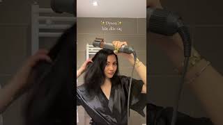 Dyson ile küt düz saç✨ dyson dysonairwrap hairtutorial saç hair saçmodelleri sacbakimi [upl. by Eannaj]