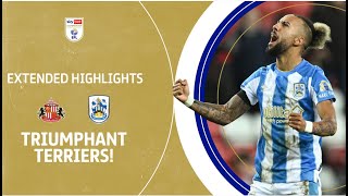 TRIUMPHANT TERRIERS  Sunderland v Huddersfield Town extended highlights [upl. by Tutto]