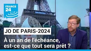 JO de Paris2024  quotnous avons lobligation législative de présenter les infrastructures olympiquesquot [upl. by Enattirb]