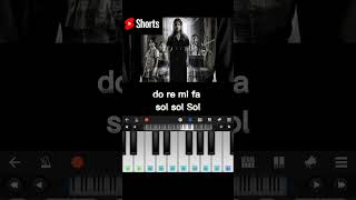 Boneka abdi not lagu versi perfect piano apk shorts danur [upl. by Ilime]