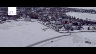 Iceroad in Estonia Haapsalu [upl. by Ydnolem]