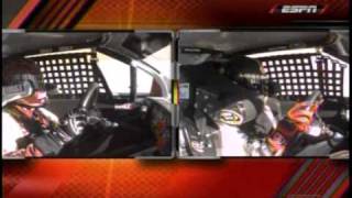 2010 AMP Energy Juice 500  Finish  Allmendinger Flips [upl. by Nottap]