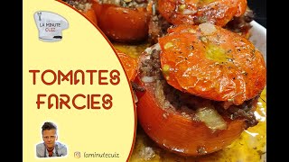 Tomate farcie viande hachée  La Minute Cuiz [upl. by Fredrika826]