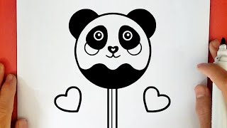 COME DISEGNARE UN LECCALECCA PANDA KAWAII [upl. by Allister]