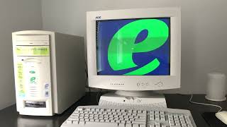 eMachines 466is Booting Windows 98 and Doom [upl. by Irpac]